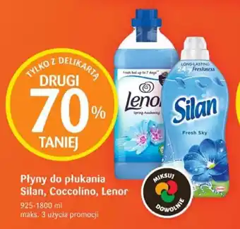Delikatesy Centrum Płyny do płukania Silan, Coccolino, Lenor 925-1800ml oferta