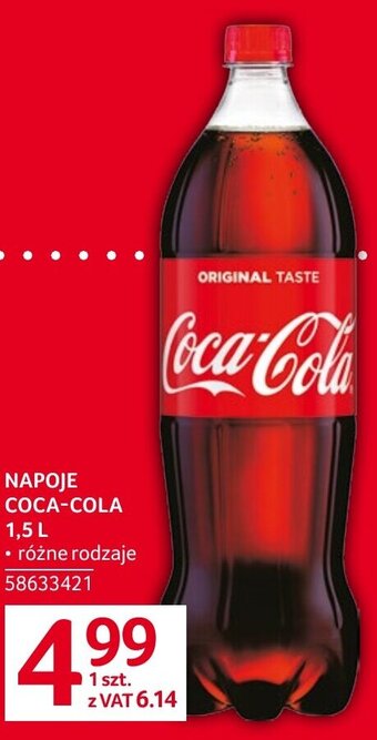 Selgros NAPOJE COCA-COLA 1,5 L oferta