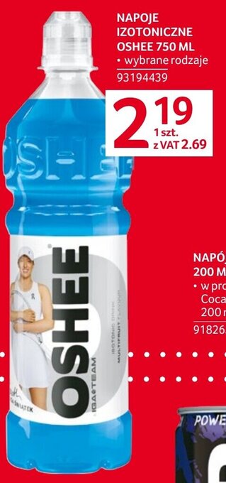 Selgros NAPOJE IZOTONICZNE OSHEE 750 ML oferta