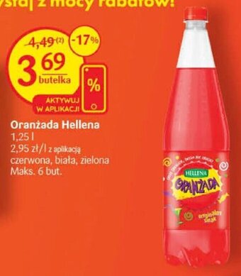 Delikatesy Centrum Oranżada Hellena 1,25l oferta