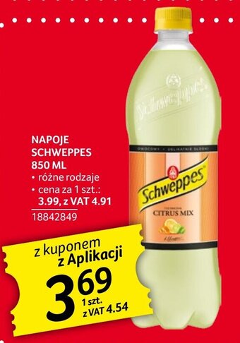 Selgros NAPOJE SCHWEPPES 850 ML oferta