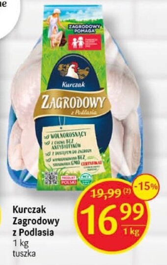 Delikatesy Centrum Kurczak Zagrodowy z Podlasia 1 kg oferta