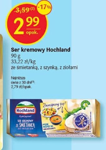 Delikatesy Centrum Ser kremowy Hochland 90 g oferta