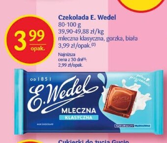 Delikatesy Centrum Czekolada E. Wedel 80-100 g oferta