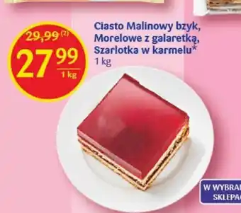 Delikatesy Centrum Ciasto Malinowy bzyk, Morelowe z galaretką, Szarlotka w karmelu 1 kg oferta