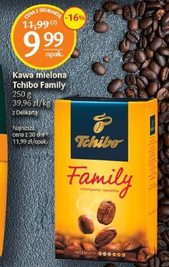 Delikatesy Centrum Kawa mielona Tchibo Family 250g oferta