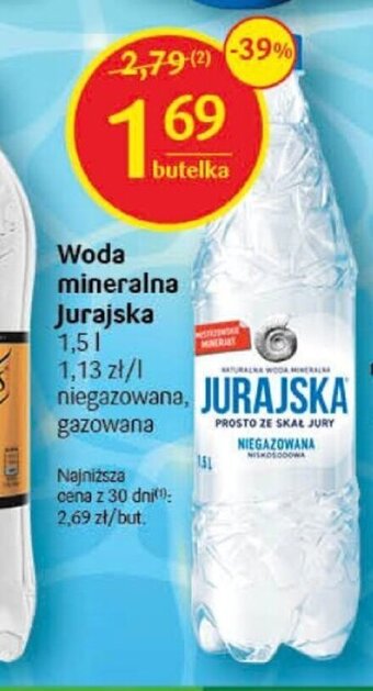 Delikatesy Centrum Woda mineralna Jurajska 1,5l oferta