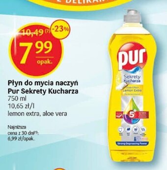 Delikatesy Centrum Płyn do mycia naczyń Pur Sekrety Kucharza 750 ml oferta