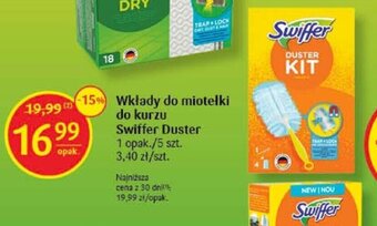 Delikatesy Centrum Wkłady do miotełki do kurzu Swiffer Duster 5 szt. oferta