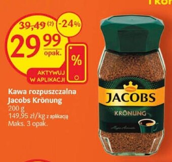 Delikatesy Centrum Kawa rozpuszczalna Jacobs Krönung 200 g oferta