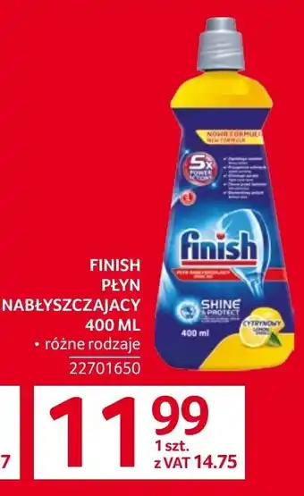 Selgros FINISH PŁYN NABŁYSZCZAJACY 400ml oferta