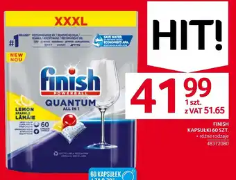 Selgros FINISH KAPSUŁKI 60 SZT. oferta