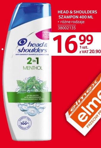 Selgros HEAD & SHOULDERS SZAMPON 400 ML oferta