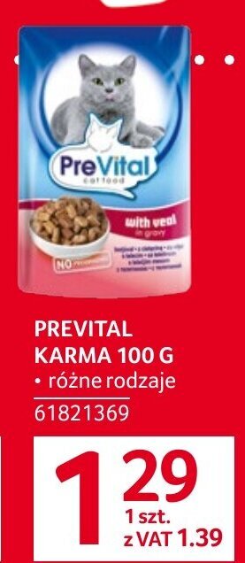 Selgros PREVITAL KARMA 100 G oferta
