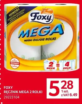 Selgros FOXY RĘCZNIK MEGA 2 ROLKI oferta