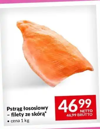 Makro Pstrąg łososiowy - filety ze skórą 1kg oferta