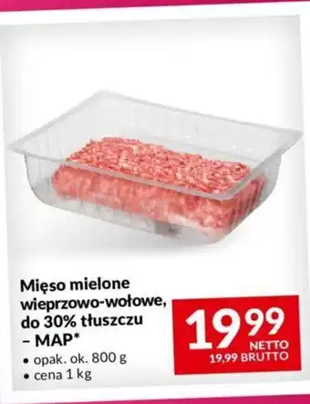 Mięso mielone wieprzowo-wołowe, do 30% tłuszczu- MAP 800g