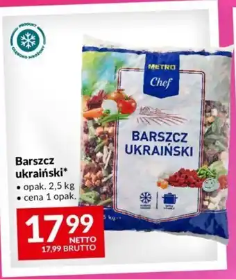 Makro Barszcz ukraiński 2,5kg oferta