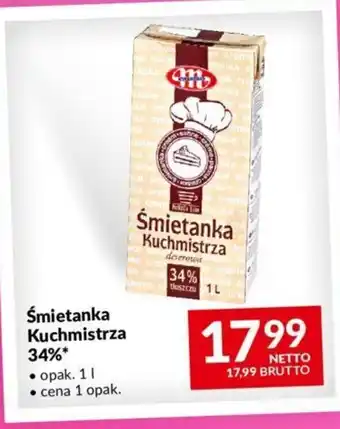 Makro Śmietanka Kuchmistrza 34%* 1l oferta