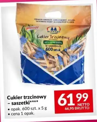 Makro Cukier trzcinowy - saszetki opak. 600 szt. x 5 g oferta