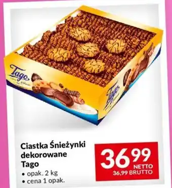 Makro Ciastka Śnieżynki dekorowane Tago 2kg oferta