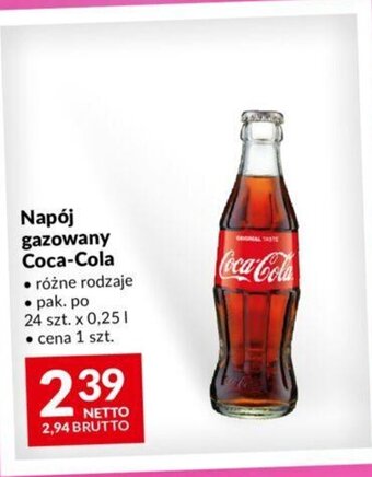 Napój gazowany Coca-Cola