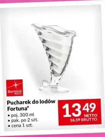 Makro Pucharek do lodów Fortuna poj. 300 ml oferta