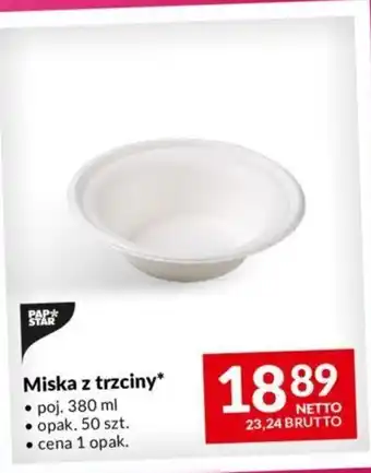 Makro Miska z trzciny poj. 380 ml oferta