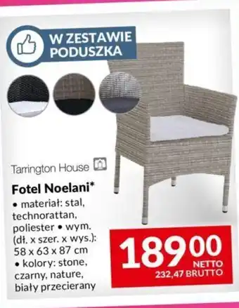 Makro Fotel Noelani, wym: 58 x 63 x 87 cm oferta