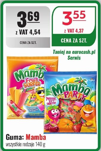 Eurocash Guma: Mamba 140 g oferta