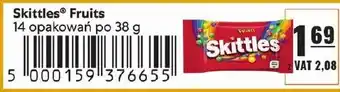 Eurocash Skittles Fruits 14 opakowań po 38 g oferta