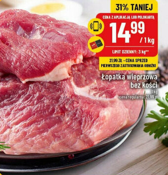 Polomarket Łopatka wieprzowa bez kości 1 kg oferta