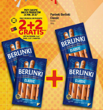 Polomarket Parówki Berlinki Classic Animex 250 g oferta