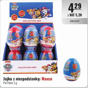 Eurocash Jajko z niespodzianką: Maxco Psi Patrol 5 g oferta