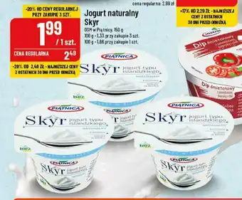 Polomarket Jogurt naturalny Skyr OSM w Piątnicy, 150 g oferta