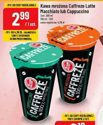 Polomarket Kawa mrożona Caffreze Latte Zott 200 ml oferta