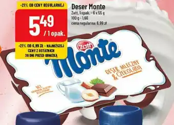 Polomarket Deser Monte Zott, 1 opak. - 6 x 55 g oferta