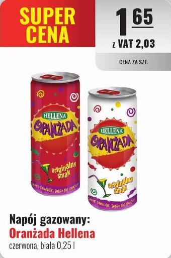 Eurocash Napój gazowany: Oranżada Hellena 0,25l oferta