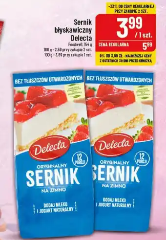 Polomarket Sernik błyskawiczny Delecta Foodwell, 154 g oferta