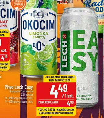 Polomarket Piwo Lech Easy 0,5 l oferta