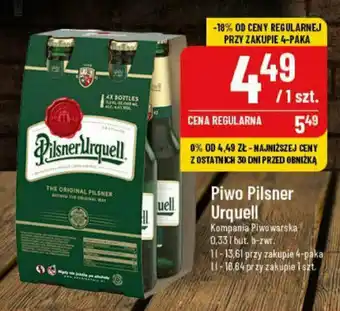 Polomarket Piwo Pilsner Urquell 0,33 L oferta