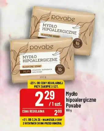 Polomarket Mydło hipoalergiczne Povabe 100 g oferta