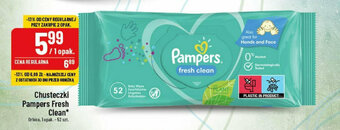 Polomarket Chusteczki Pampers Fresh Clean 1 opak. - 52 szt. oferta