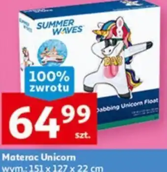 Auchan Materac Unicorn wym.: 151 x 127 x 22 cm oferta
