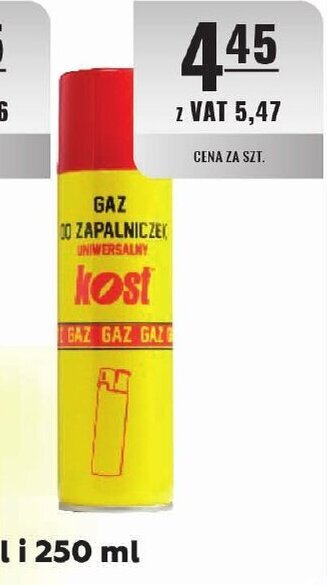 Eurocash GAZ 250 ml oferta