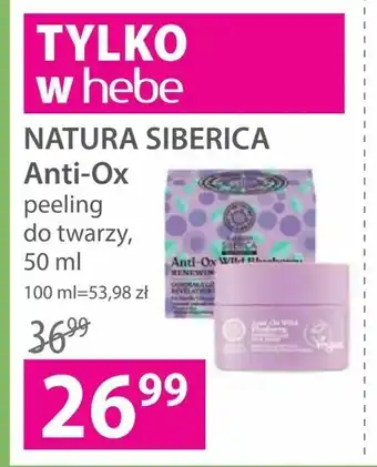 Hebe NATURA SIBERICA Anti-Ox oferta