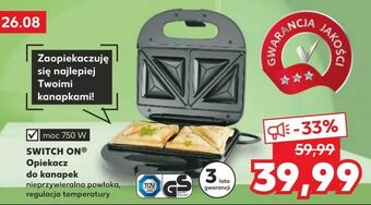 Kaufland SWITCH ON® Opiekacz do kanapek oferta