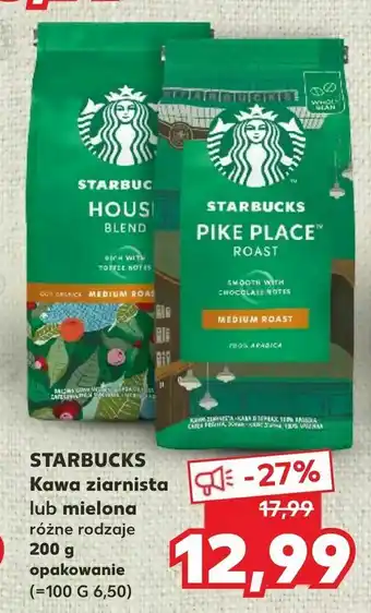 Kaufland STARBUCKS Kawa ziarnista lub mielona oferta