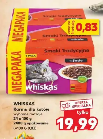 Kaufland WHISKAS Karma dla kotów oferta