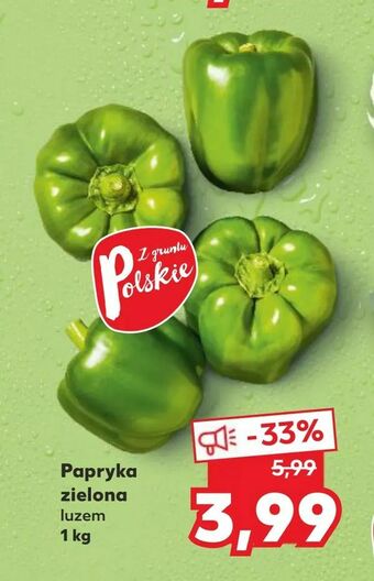 Kaufland Papryka zielona oferta